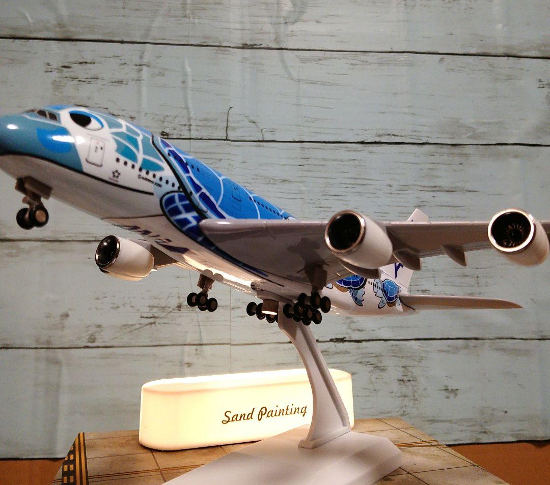 新型 ✈ANA フライングホヌ ブルー／Airbus A380 1/230