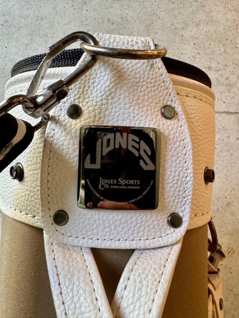 JONES RIDER キャディバッグ ホワイト・ベージュ