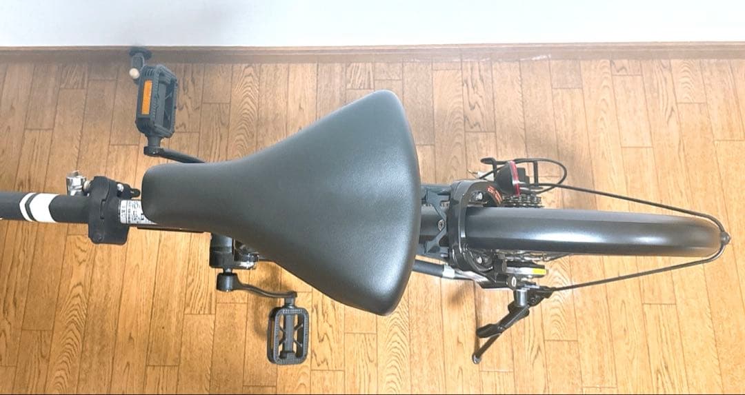 ペルテック TDN-208L マットブラック 電動アシスト自転車 美品 折り畳み