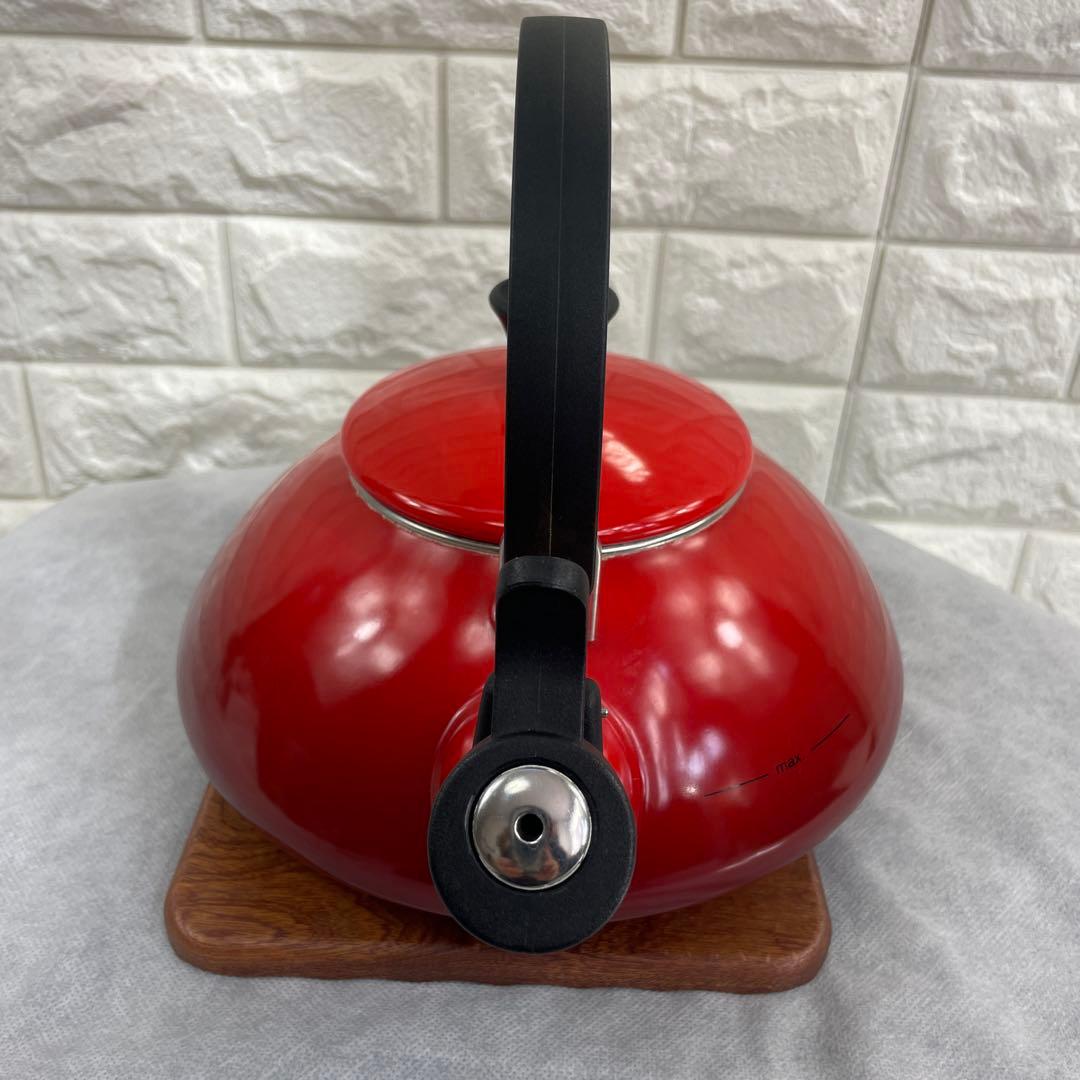 LE CREUSET/ル.クルーゼ、ケトル、やかん、1.5ℓ、IH対応、チェリー