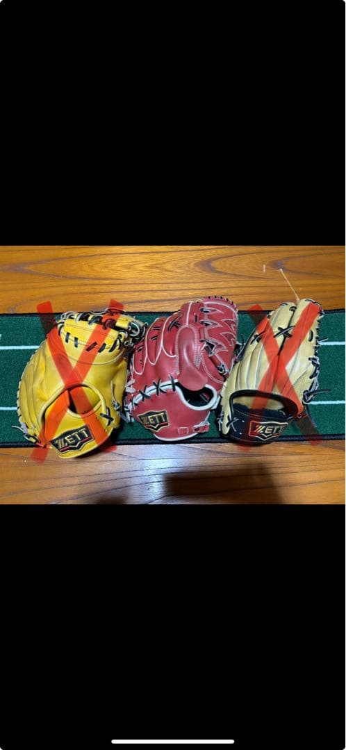 ZETT 軟式　投手用　刺繍無し　GW限定値下げ