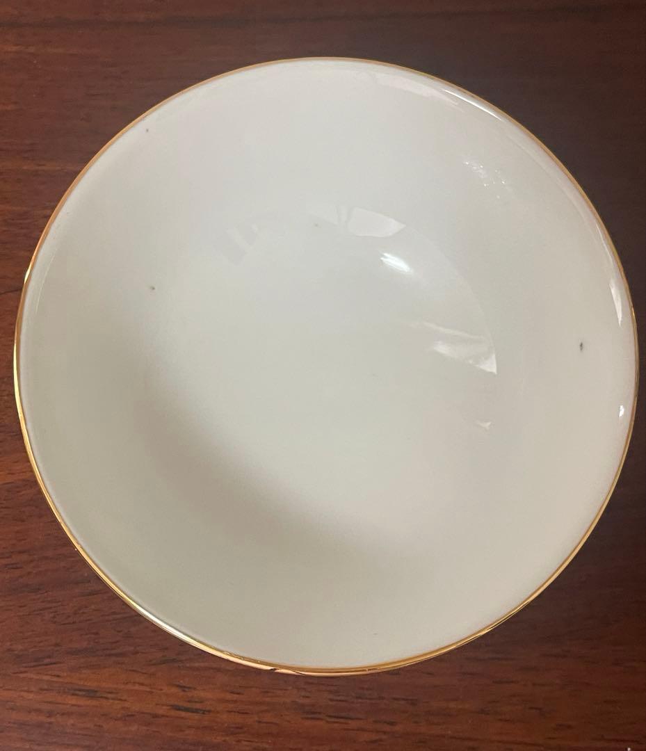 中国景德鎮60～70年代輸出品.金地百花牡丹柄お碗5個セット。希少美品。蔵品。