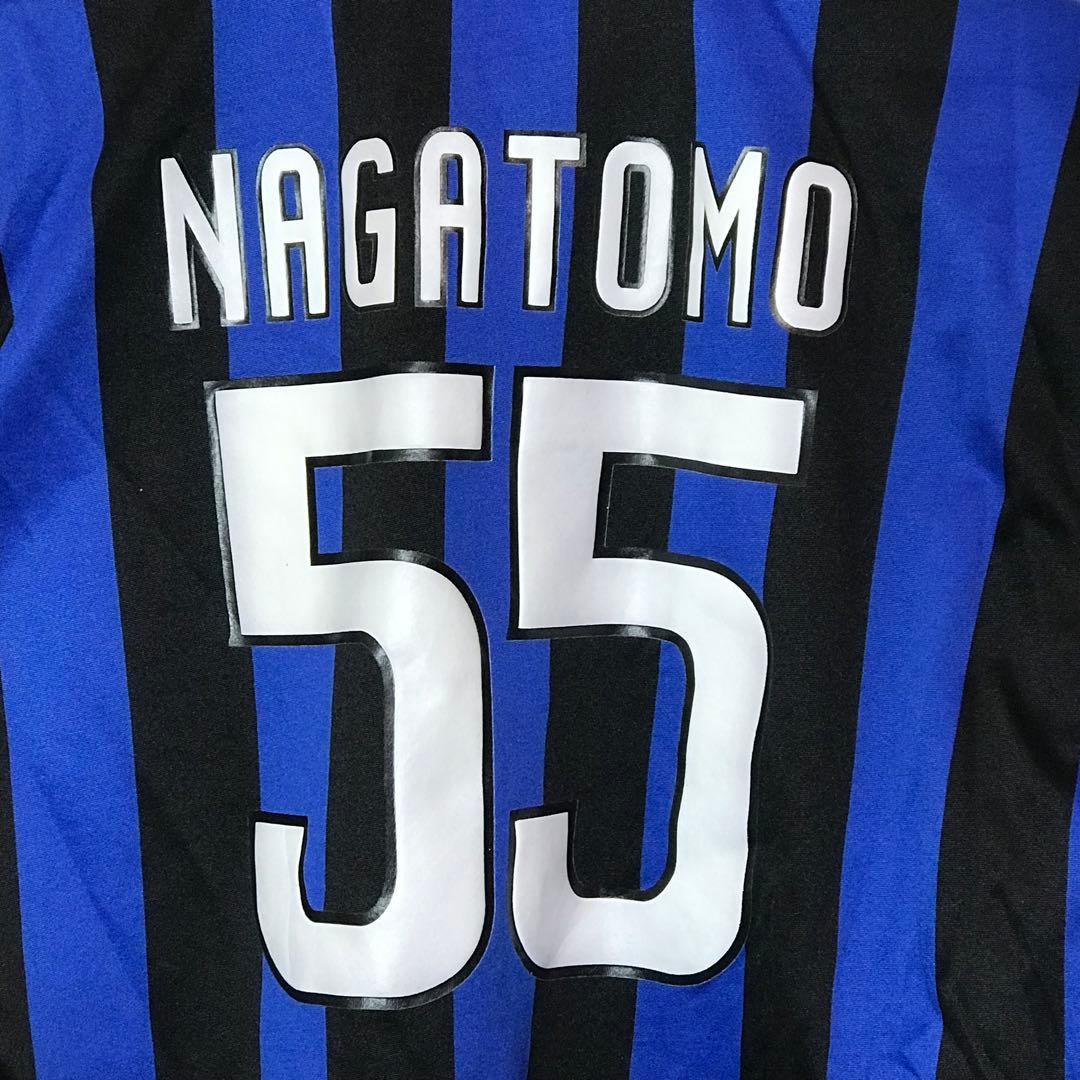インテル　長友佑都ユニフォーム　背番号55番　サッカー　応援ユニフォーム　 S