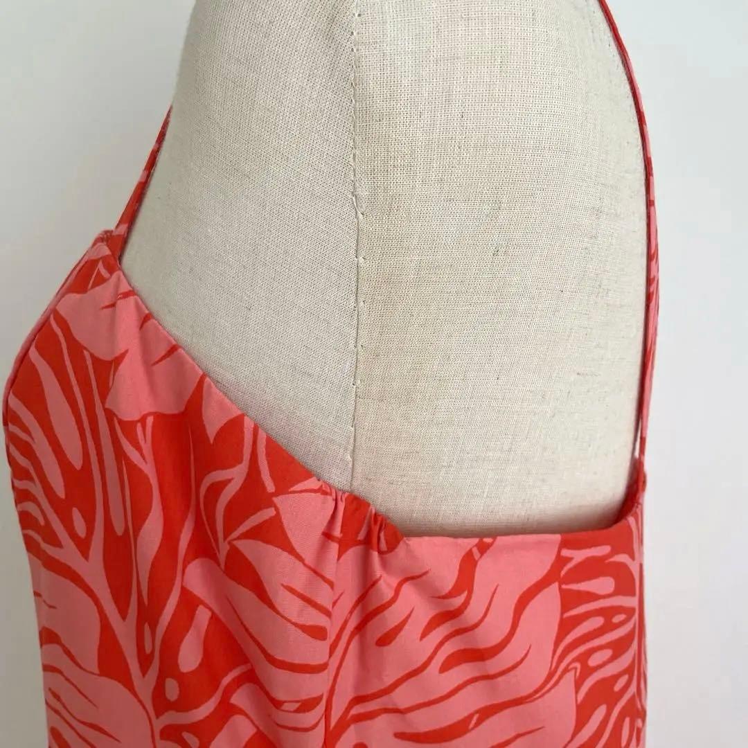 CC Fashions Hawaii製　ハワイアンドレス　サイズ7-8 オレンジ