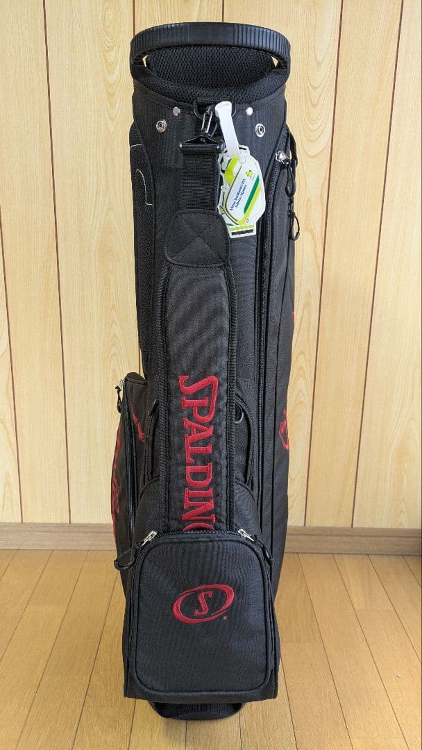 SPALDING ブラックゴルフバッグ