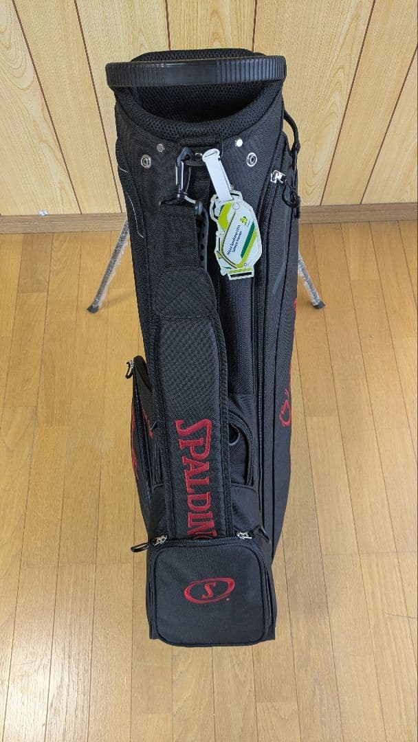SPALDING ブラックゴルフバッグ