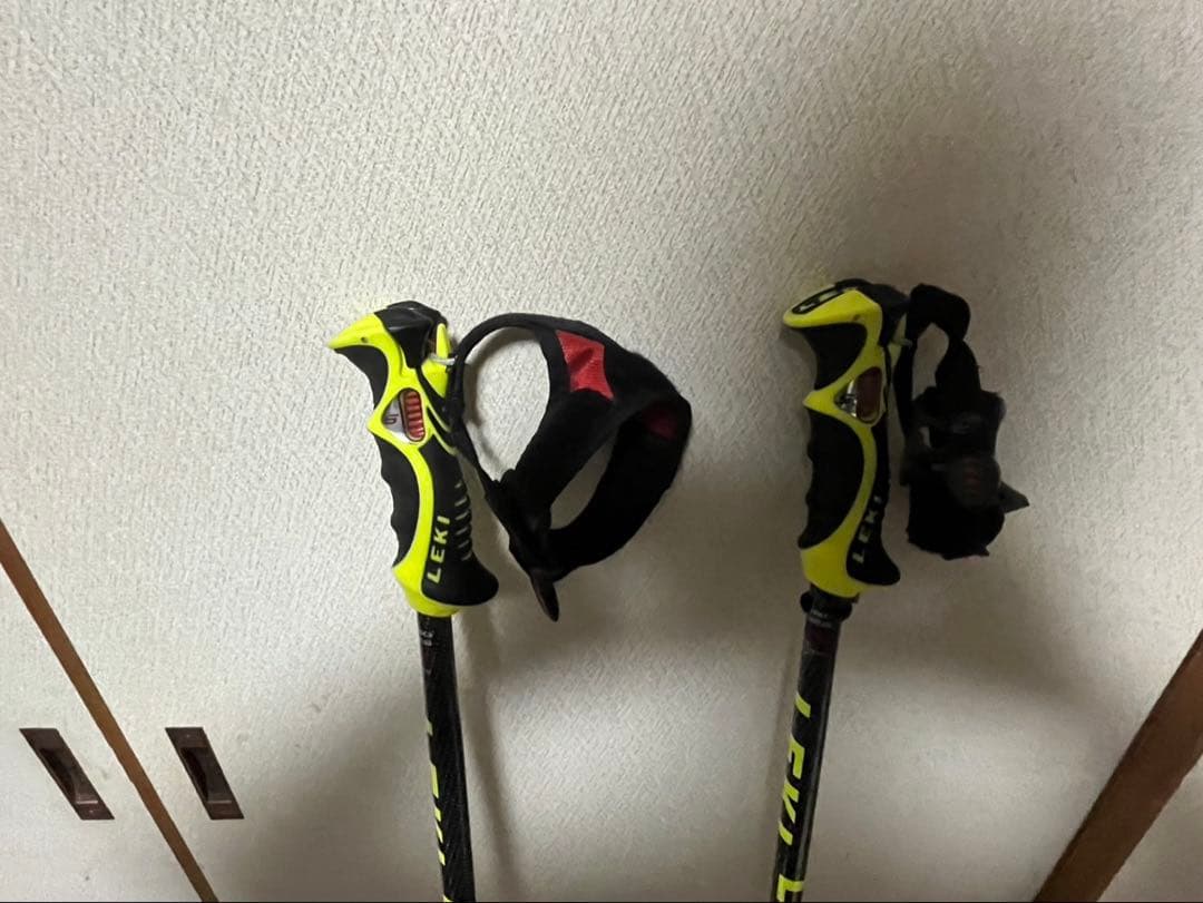LEKI レキ SL スラローム スキー ストック 120cm
