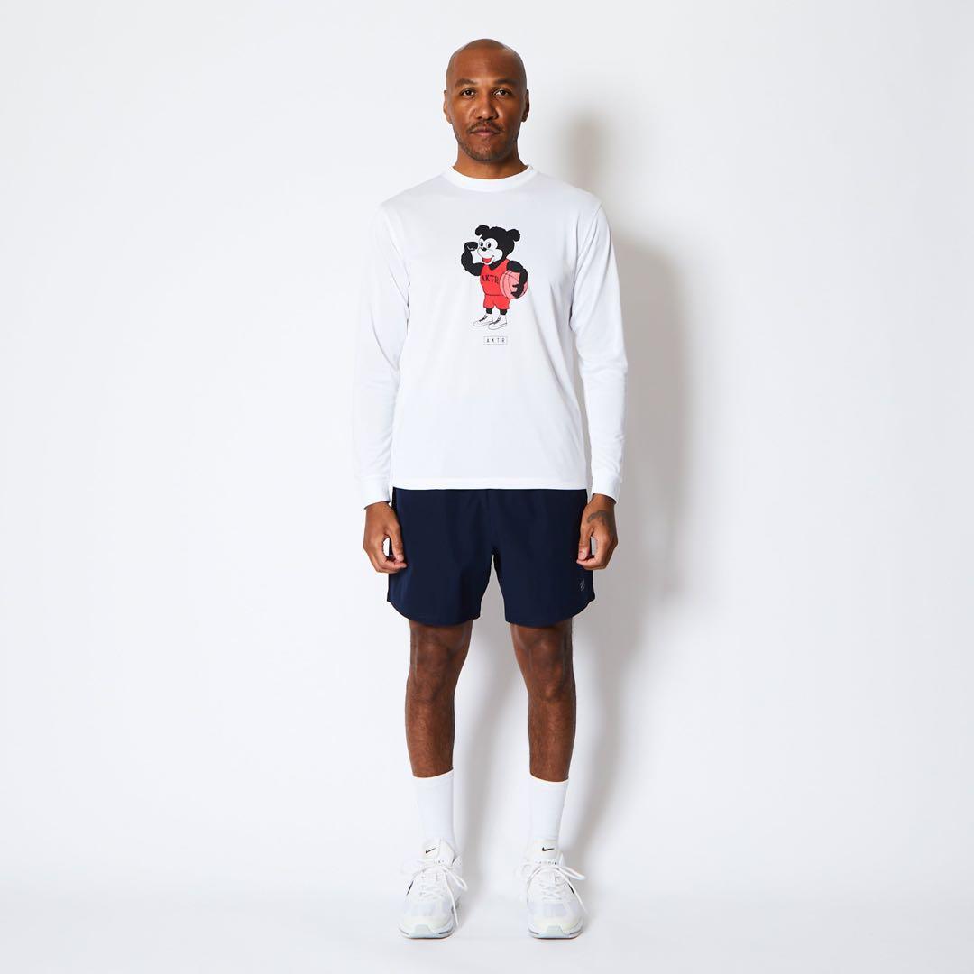 AKTR アクター　BASIC NICK L/S SPORTS TEE WH