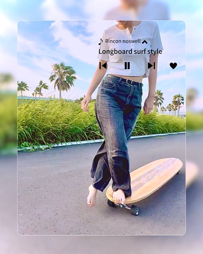 Rincon No’swell サイドウォークサーフボード 180cm
