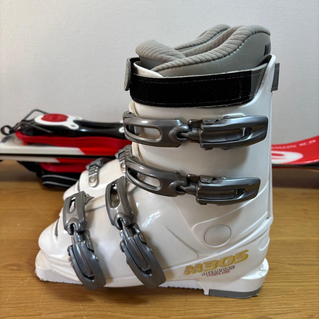 レディースショートスキーセット　ファンスキー　Salomon 24-24.5cm