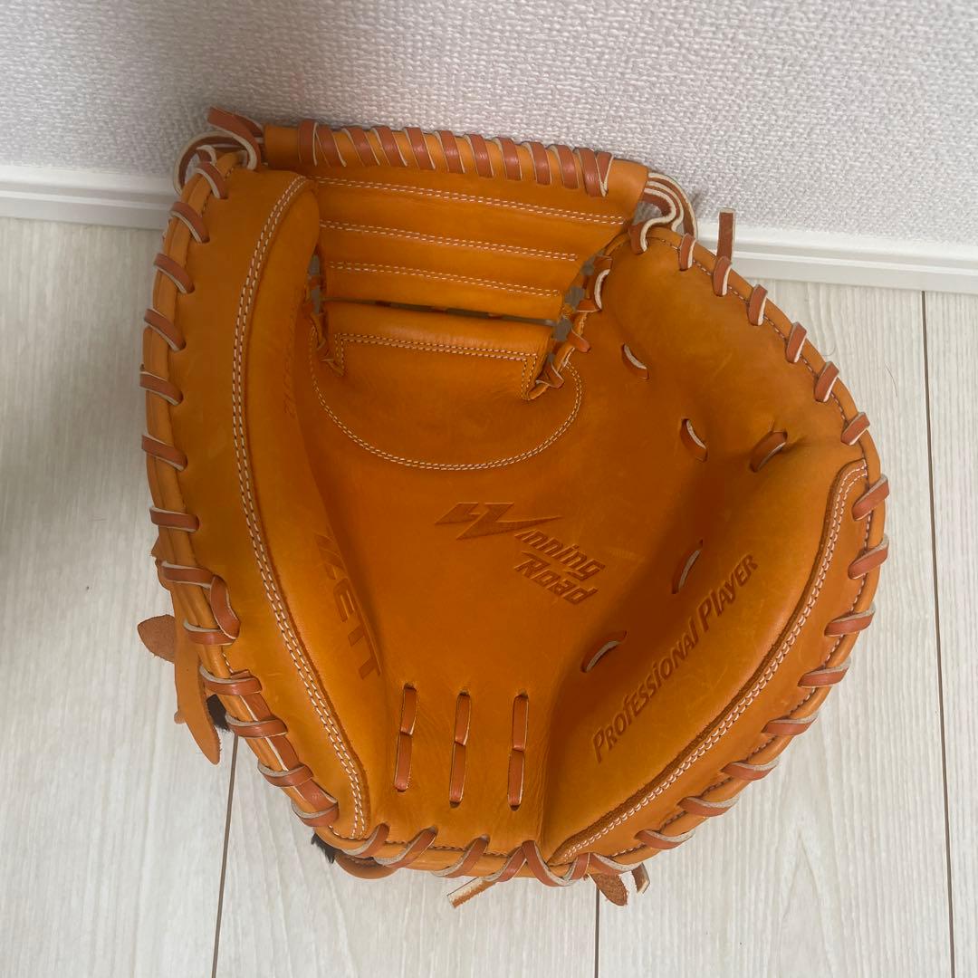 ZETT キャッチャーミット　一般軟式　ウイニングロード