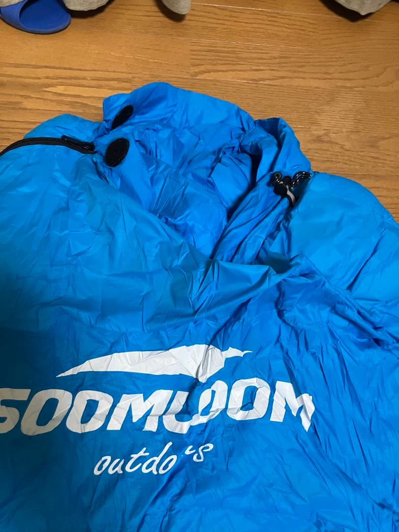 SOOMLOOM 青色 ダウン　シュラフ