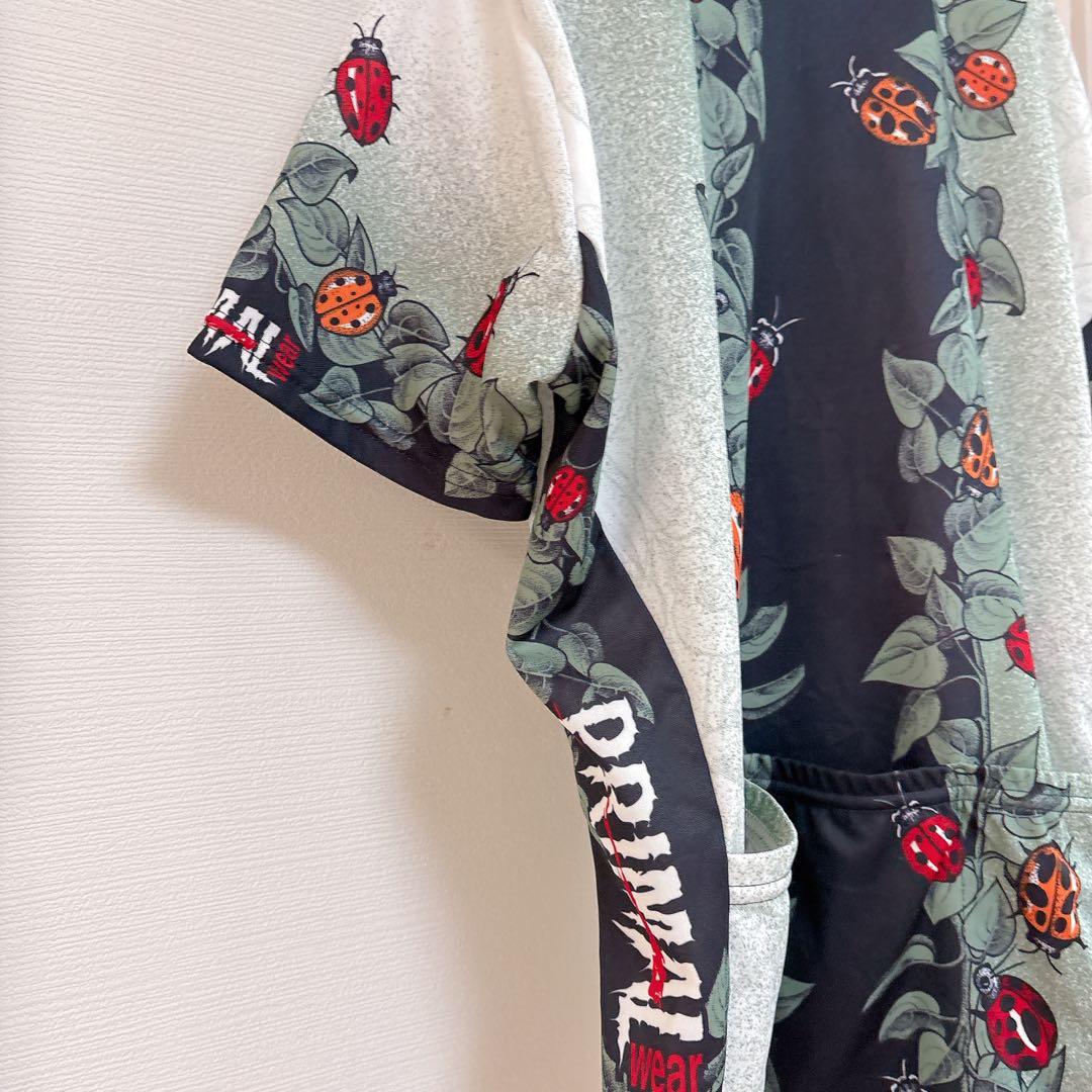 【希少】Primal Wear サイクルジャージ てんとう虫 総柄 ヴィンテージ