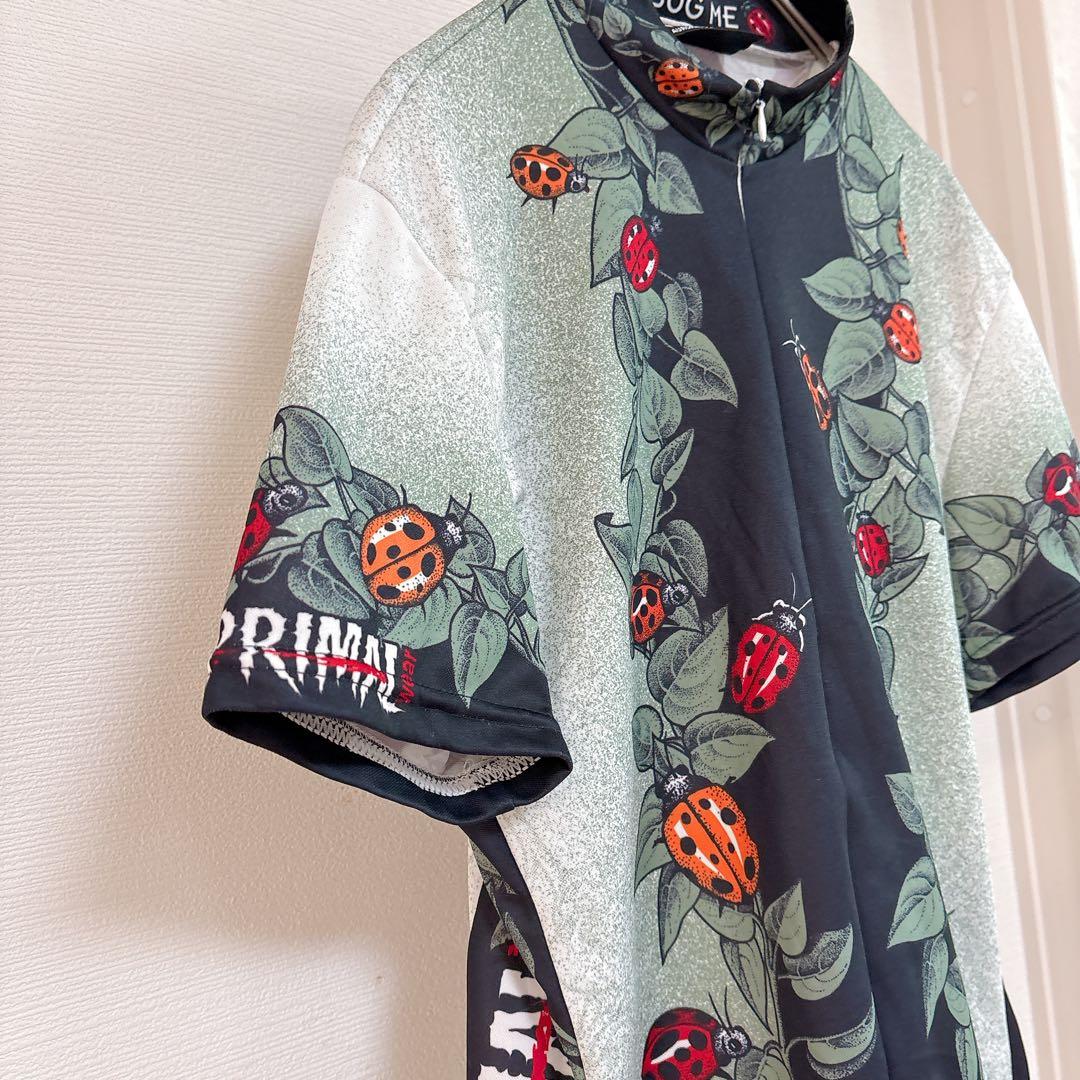 【希少】Primal Wear サイクルジャージ てんとう虫 総柄 ヴィンテージ