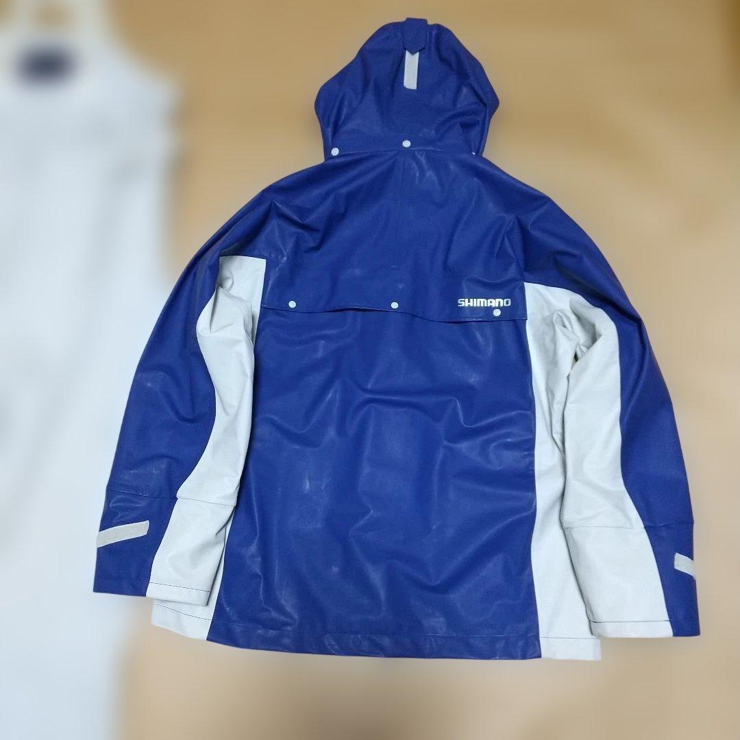 Shimano フィッシングスーツ(上下セット) 青/白