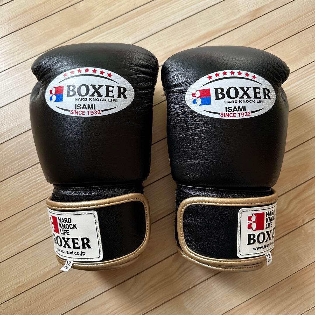 【美品】 ISAMI BOXER ボクシンググローブ 12oz
