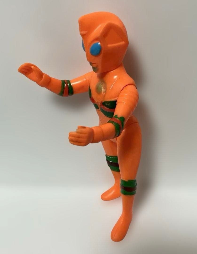 【レア】 ブルマァク製 トリプルファイター ソフビ 当時物