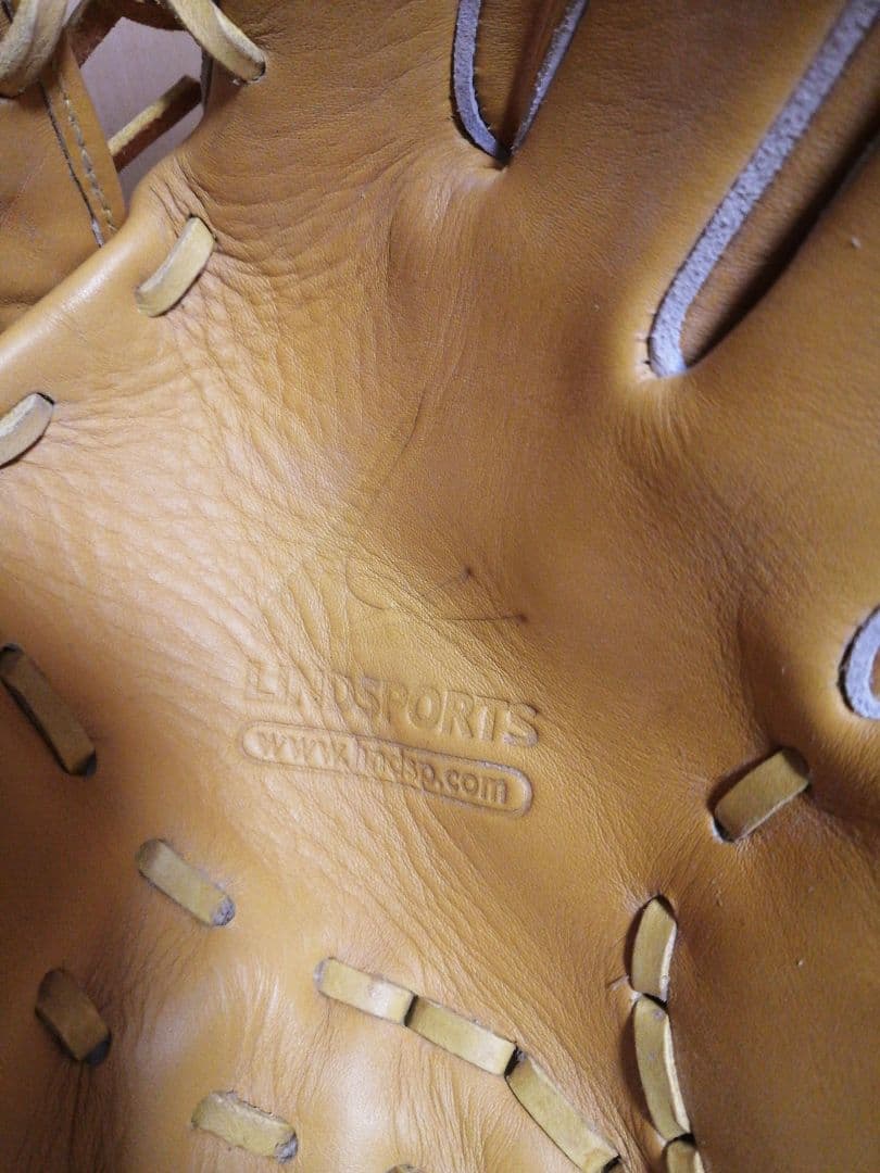 未使用 LINDSPORTS 硬式用 外野手グローブ イエロー 右投用