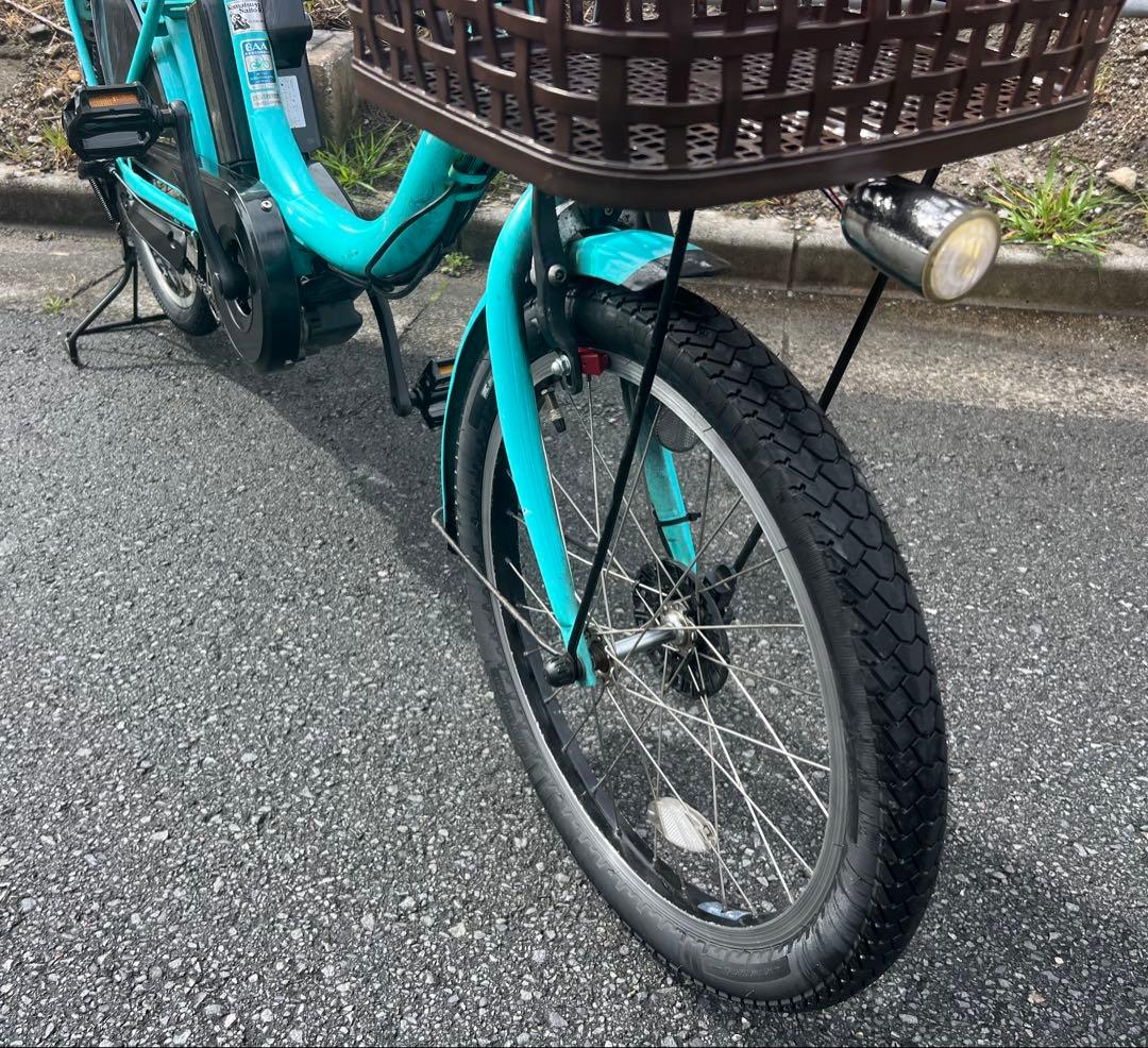 ヤマハPAS Babi電動アシスト自転車20インチ程度良好リアタイヤ新品交換後