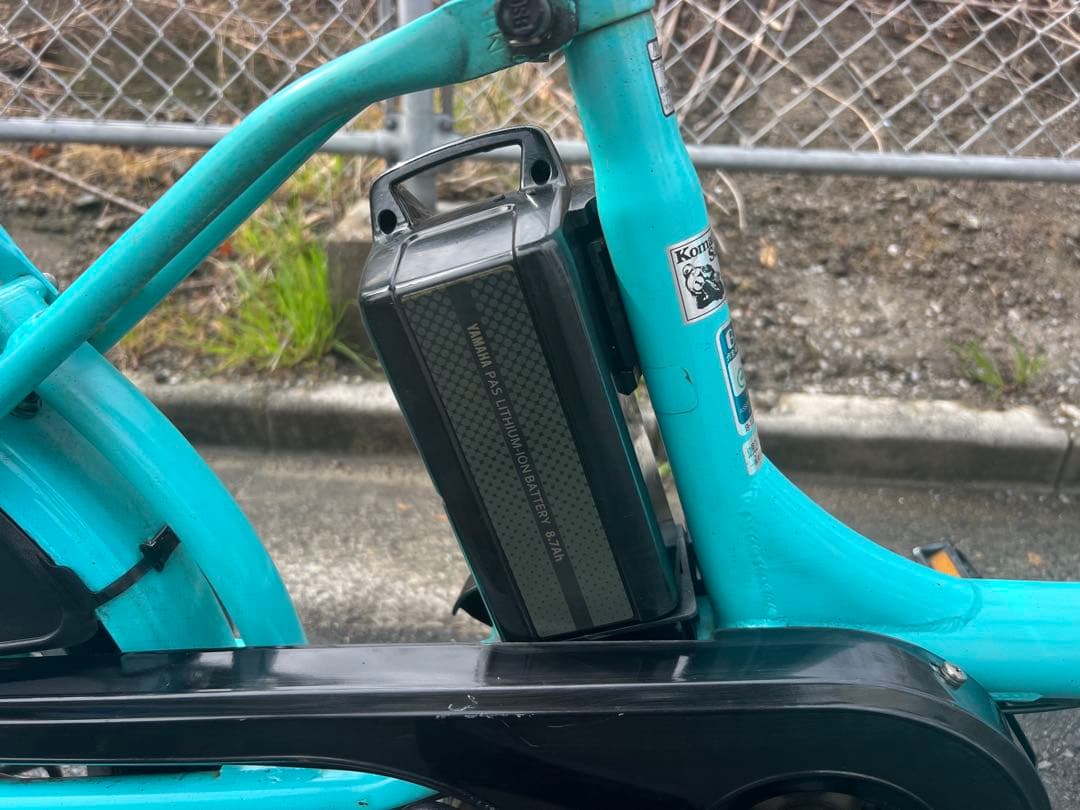 ヤマハPAS Babi電動アシスト自転車20インチ程度良好リアタイヤ新品交換後