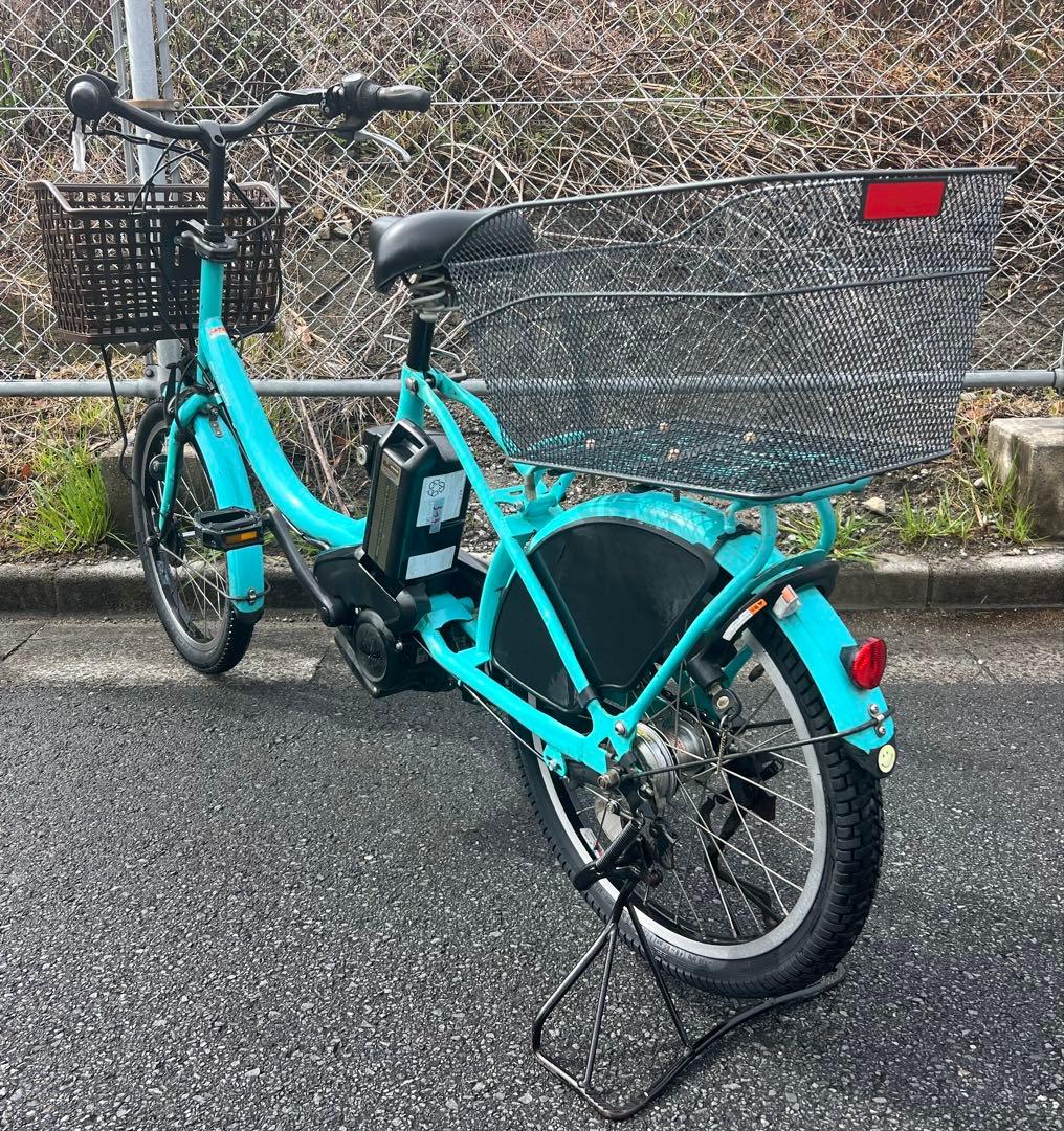 ヤマハPAS Babi電動アシスト自転車20インチ程度良好リアタイヤ新品交換後
