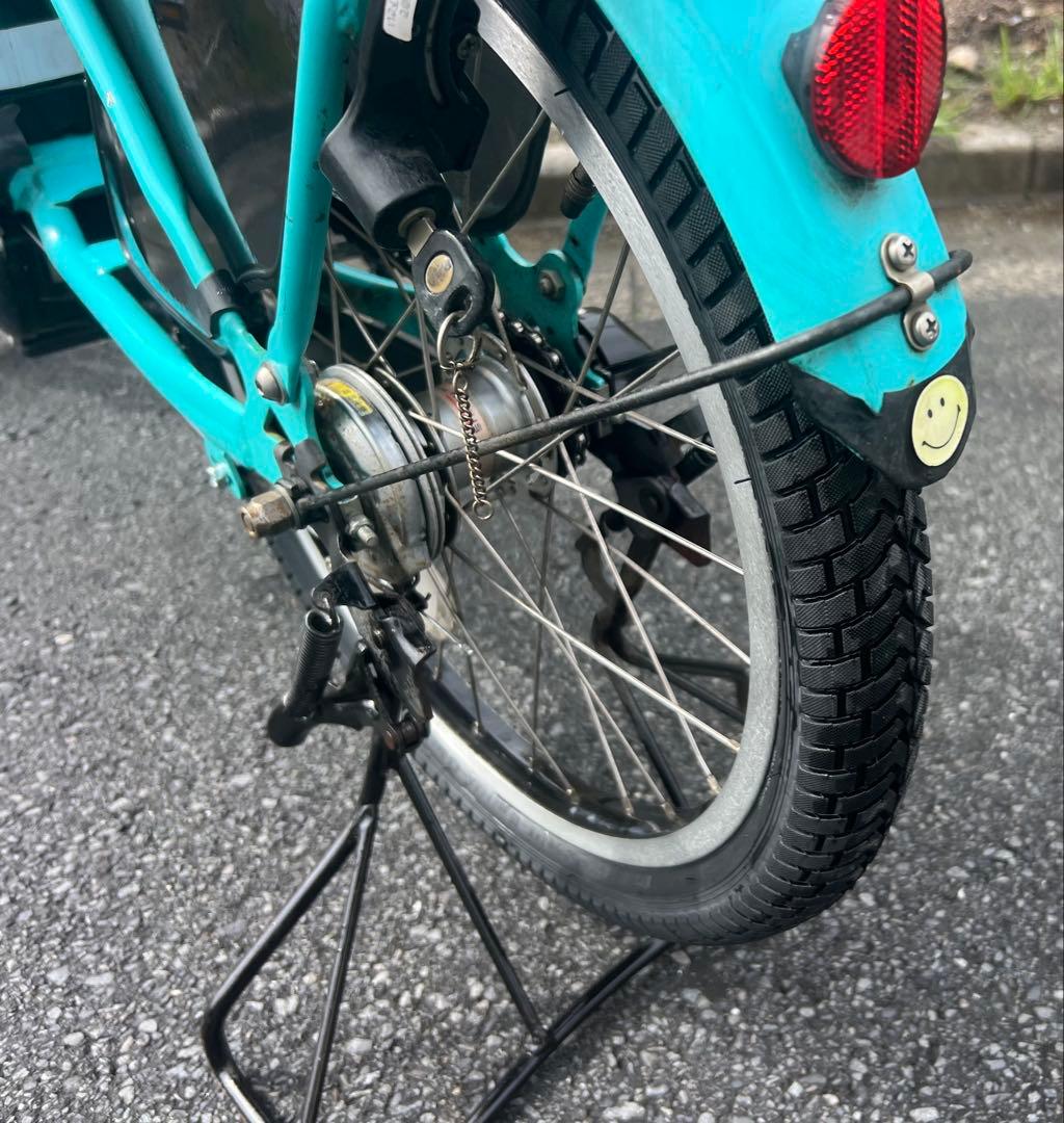 ヤマハPAS Babi電動アシスト自転車20インチ程度良好リアタイヤ新品交換後