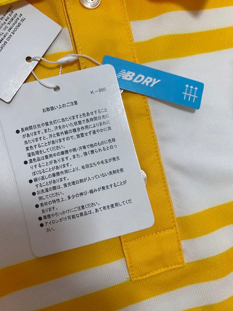 未使用品 NBG ニューバランスゴルフ ポロシャツ 男性用 6サイズ