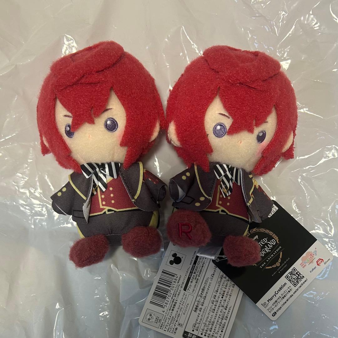 ツイステッドワンダーランド ミルキーボア ぬいぐるみ リドル•ローズハート　2点
