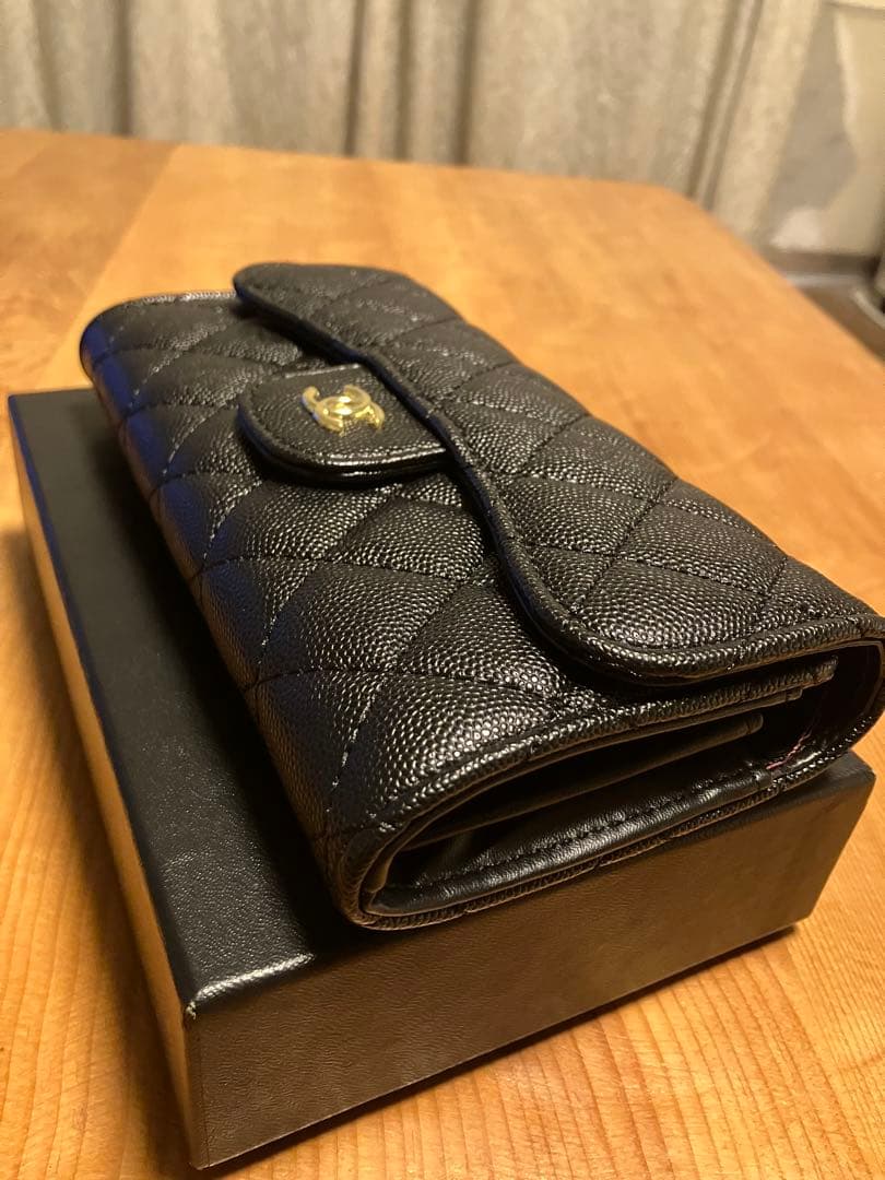 【非売品】CHANEL ブラック キルティング 長財布