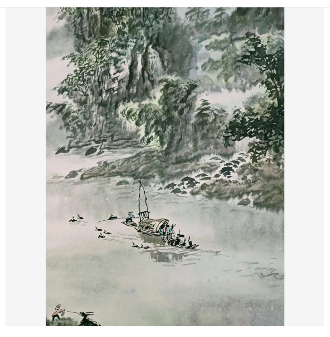 美品 漓江煙雨画 龍脈 山水画 花鳥風月 中国掛け軸 美術工芸品