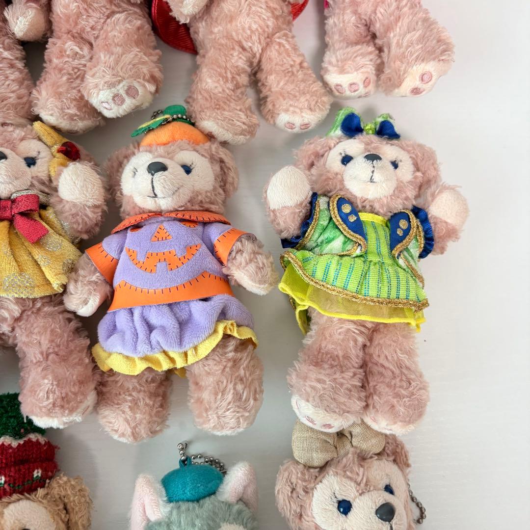ディズニー シェリーメイ ダッフィー ジェラトーニ ぬいぐるみバッジ まとめ売り