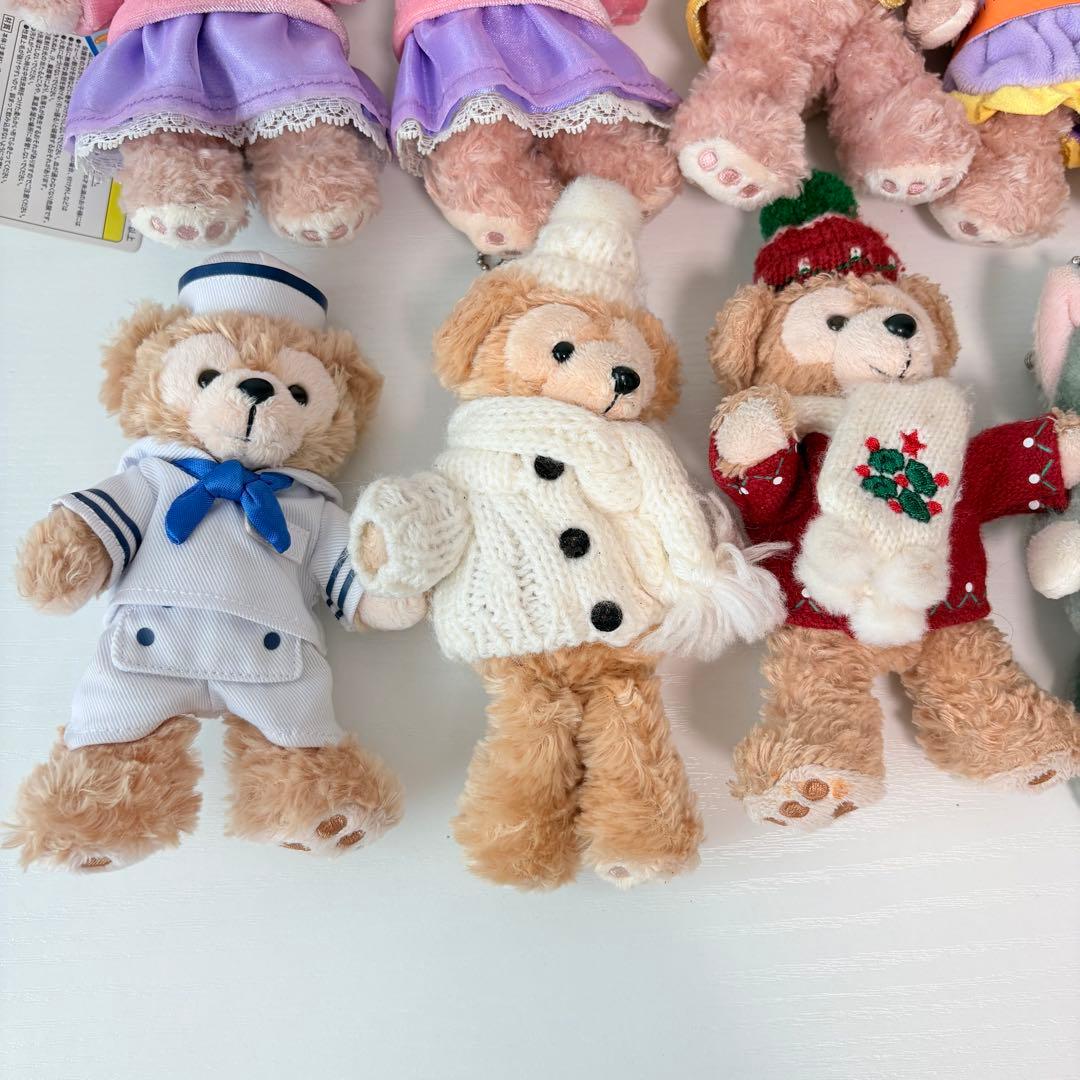 ディズニー シェリーメイ ダッフィー ジェラトーニ ぬいぐるみバッジ まとめ売り