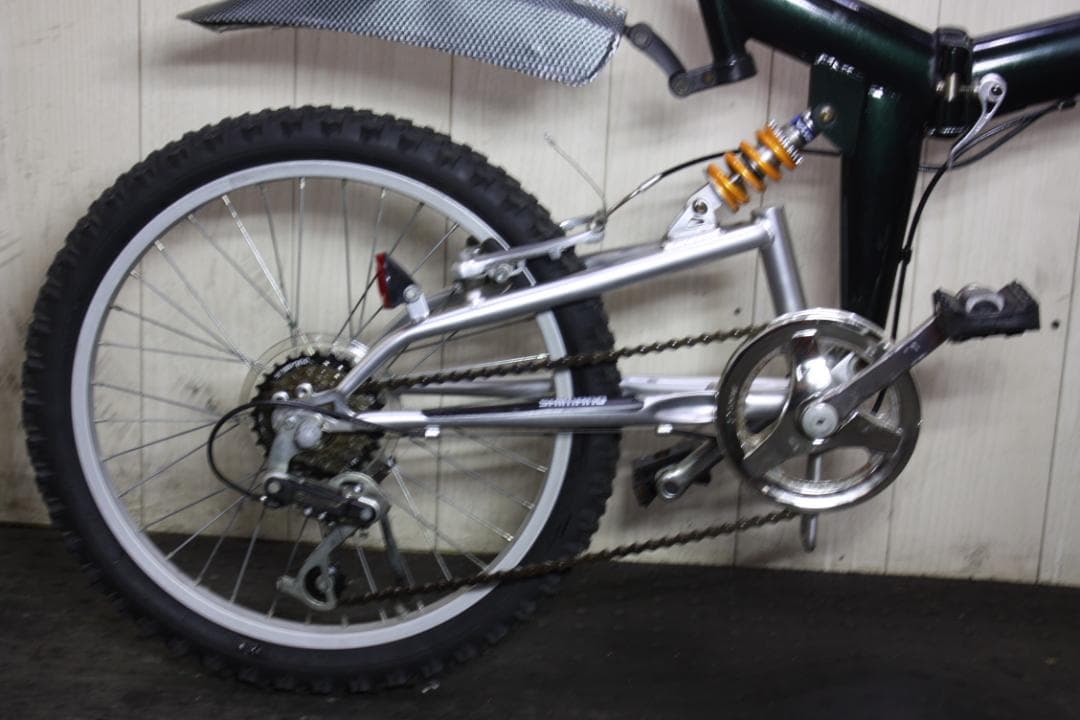 q*1様 折りたたみ自転車 アルミ 6段変速 黒