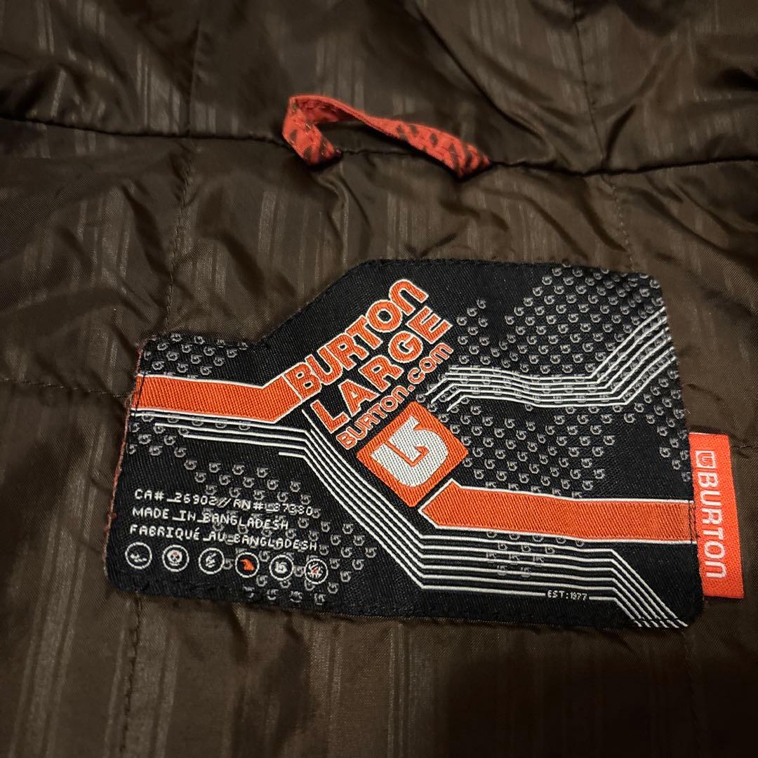 ＢＵＲＴＯＮ　スノーボードウェア　ジャケット　チェック柄　Ｌ　バートン