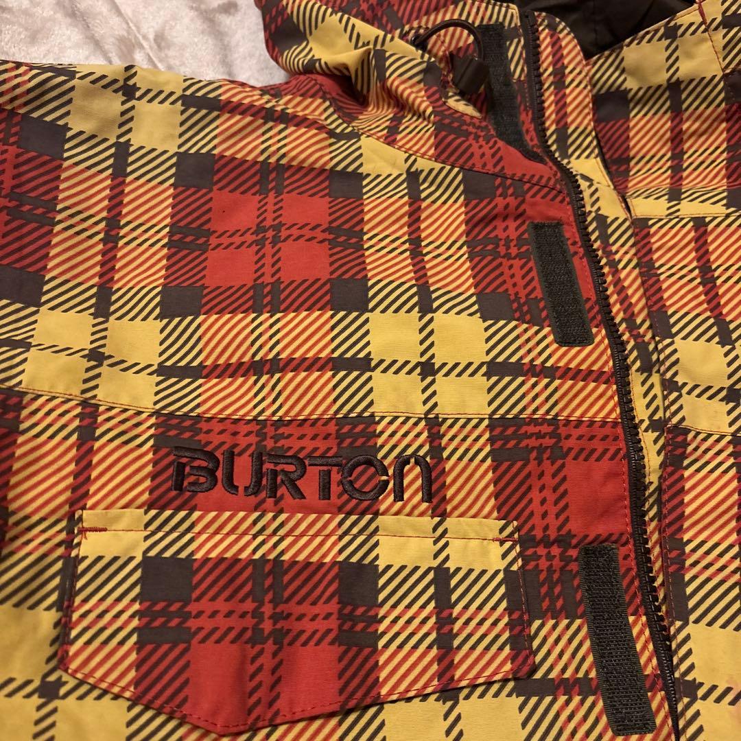 ＢＵＲＴＯＮ　スノーボードウェア　ジャケット　チェック柄　Ｌ　バートン