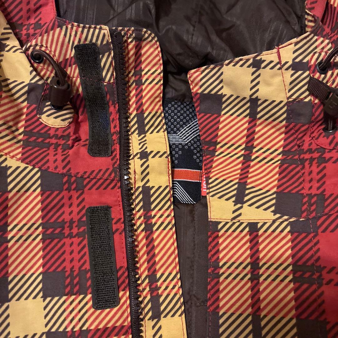 ＢＵＲＴＯＮ　スノーボードウェア　ジャケット　チェック柄　Ｌ　バートン