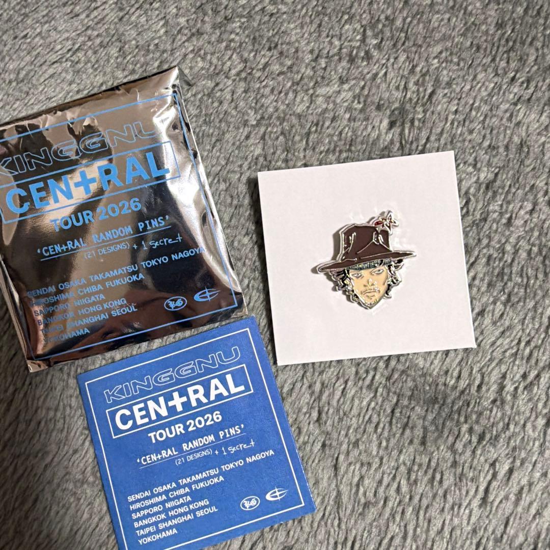 King Gnu 常田大希 ピンズ ピンバッジ グッズ CENTRALツアー