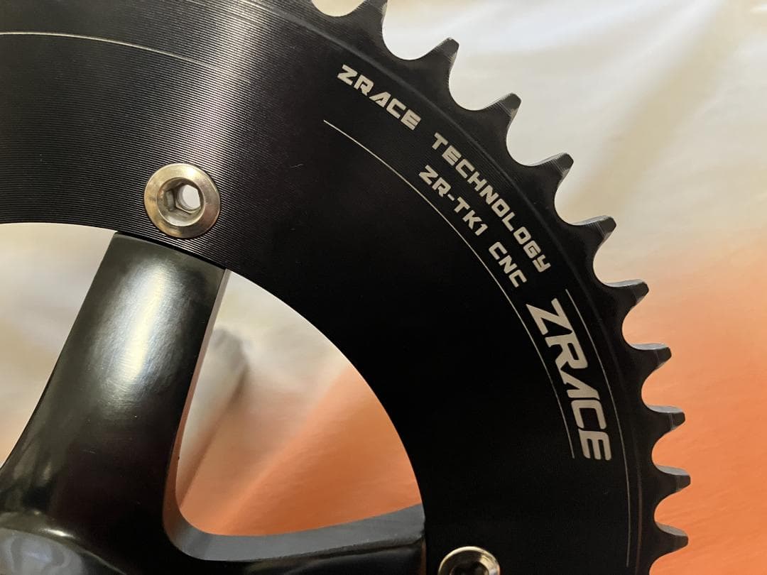SKEACE 2ピースクランク Zrace 55Tチェーンリングセット