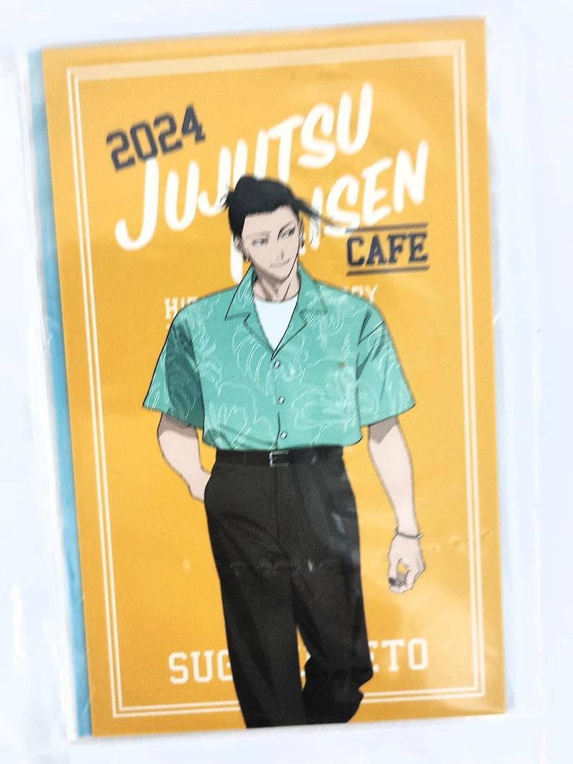 呪術廻戦cafe 2024　未開封缶バッジ10個+アクリルスタンド