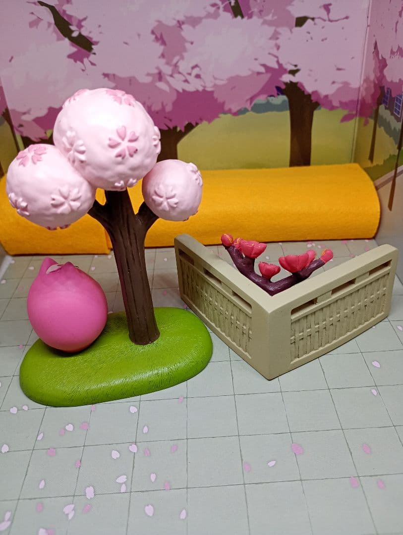 桜の木　だるま　梅の衝立　デコレ　コンコンブル