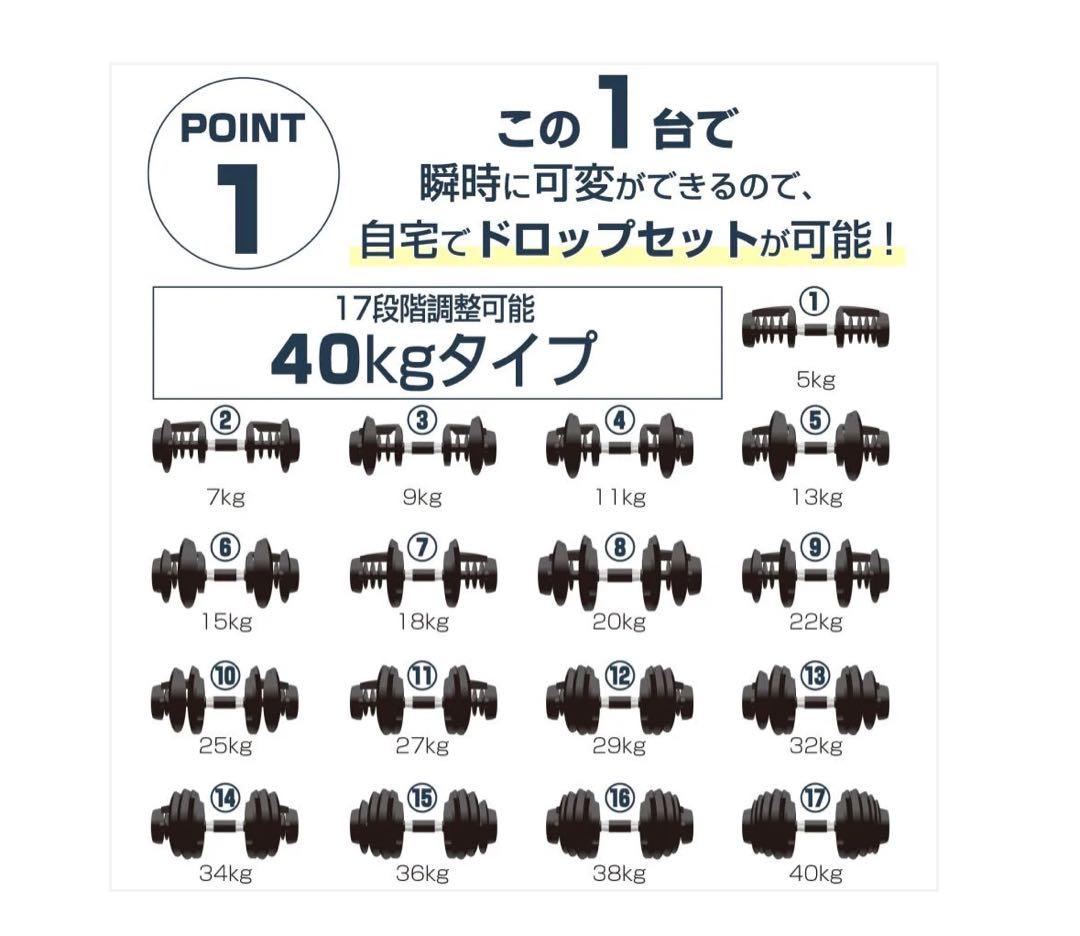 #2592 ダンベル可変式24kgWH