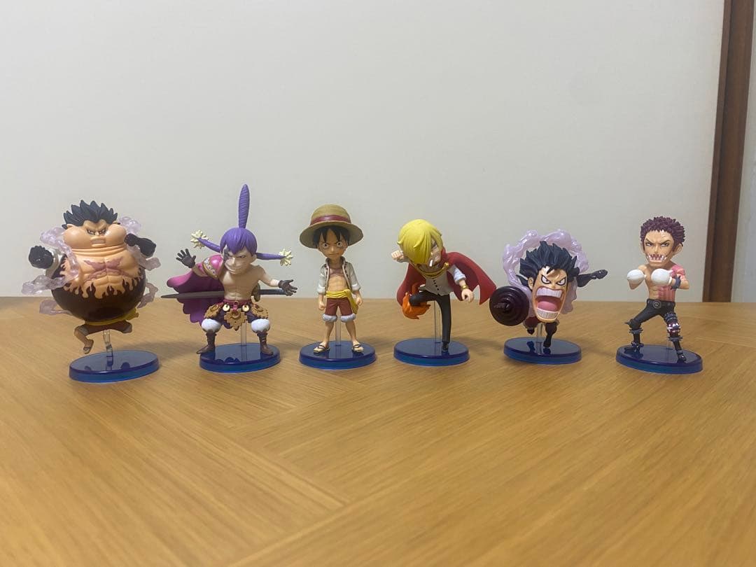 ワンピース　ワーコレ　バトルオブルフィホールケーキアイランド　6種コンプリート