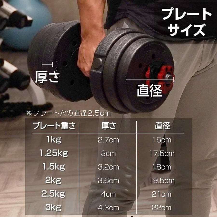 新品＊ダンベル 可変式 20kgダンベル 40kg多機能2個セットR2512