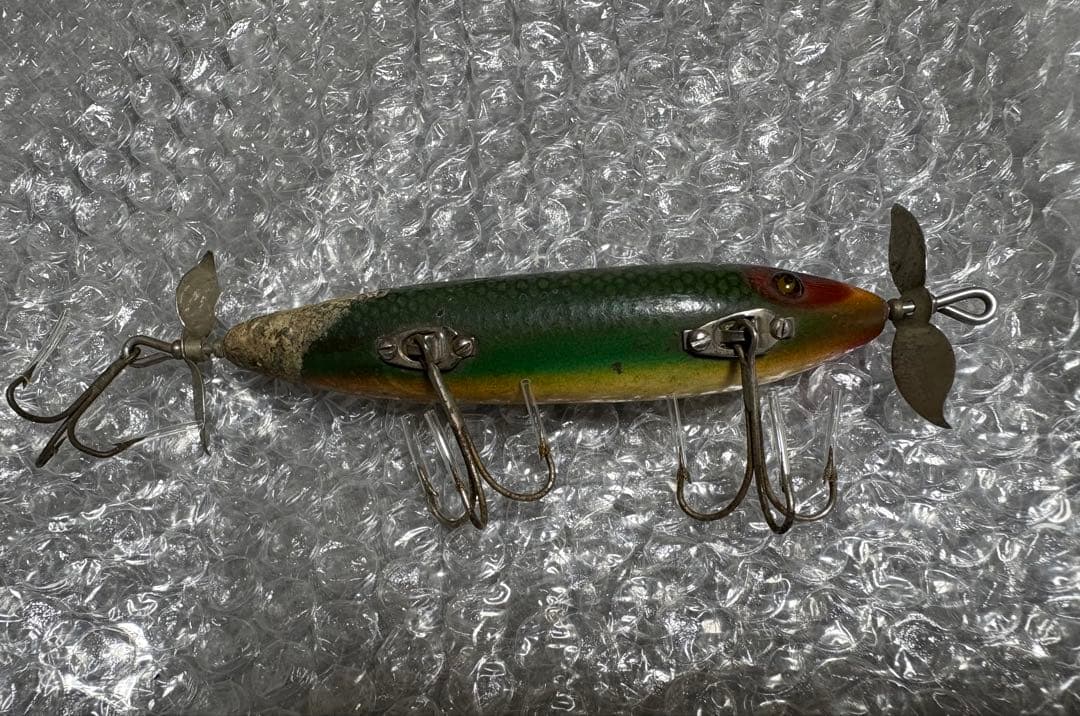 オールドヘドン　SOS 超希少　ウンデッドミノー　HEDDON ルアー