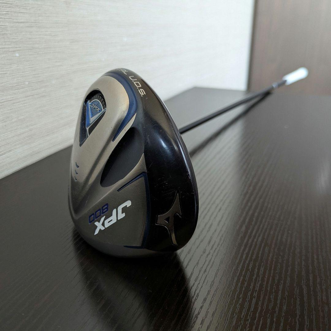 ミズノ短尺メンズドライバーSRゴルフクラブJPX800初心者グリップ新品43In