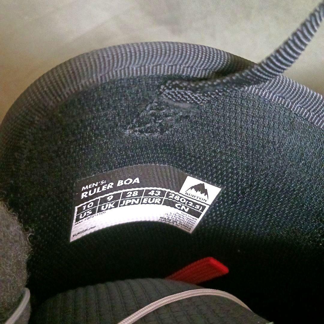 【未使用級】Burton Ruler BOA 28cm バートン ルーラー ボア