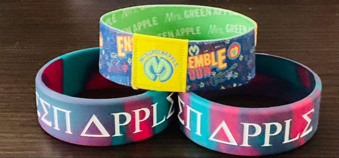 Mrs. GREEN APPLE ラバーバンド 3点セット