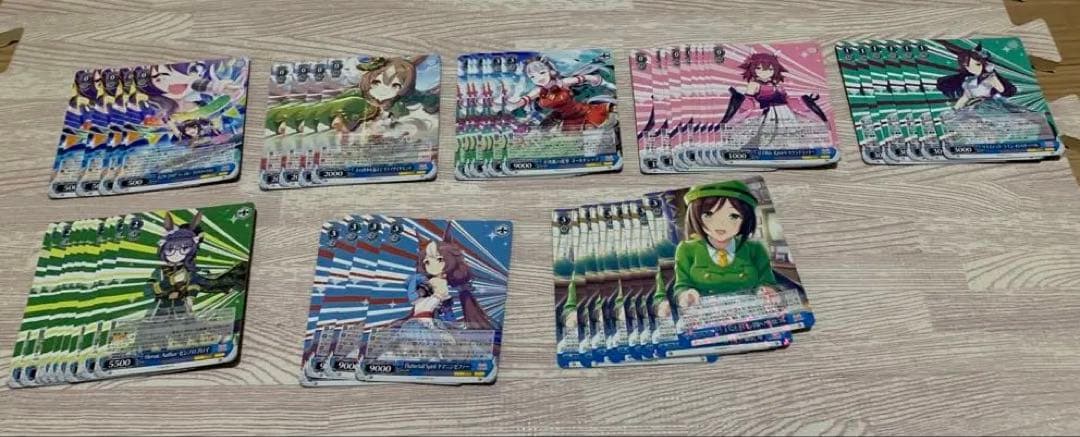 チ*中様 ヴァイスウマ娘　 まとめ売り RR約160枚 デッキパーツ多数 約20