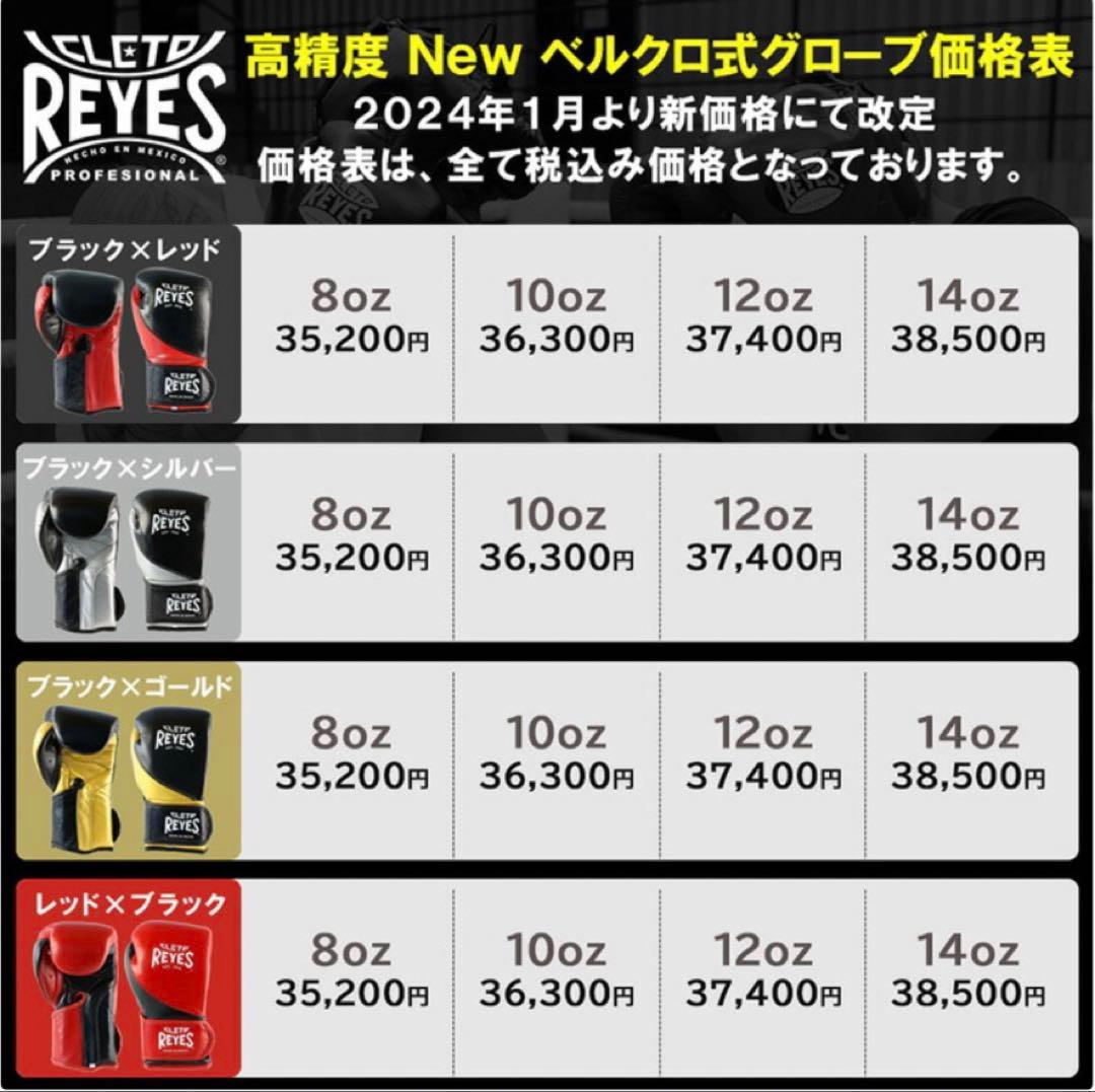REYES レイジェス ボクシング グローブ NEWモデル 8オンス 8oz ◎