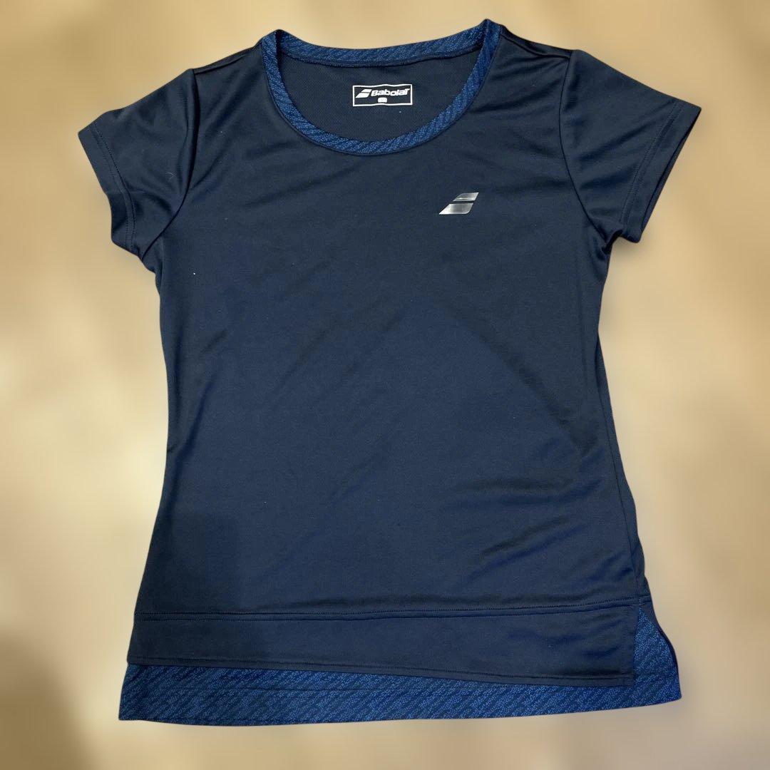 バボラ　テニスウェア サンバイザー　ネイビー　L XL スコート